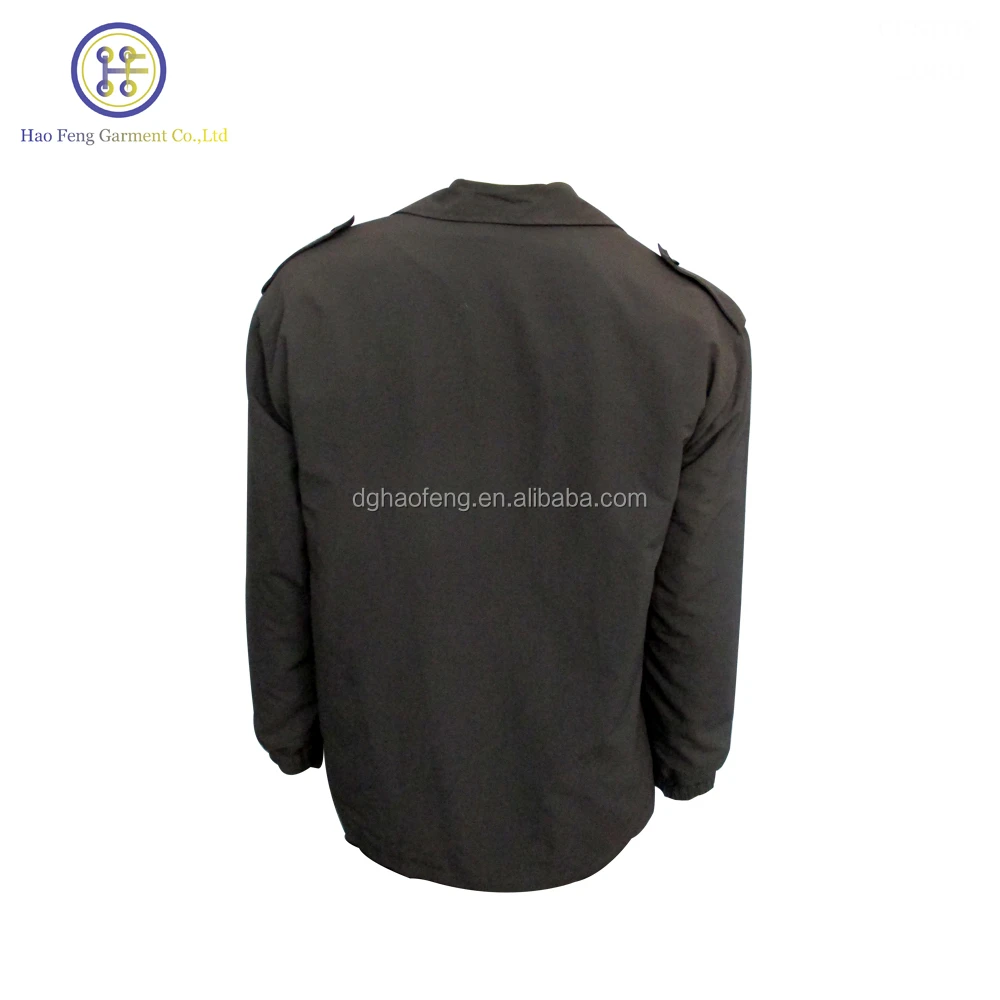 OEM Autumn Wholesale Custom Logo Softshell Black Workwear Security Jacket for men