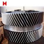 OEM large steel herringbone double helical gear