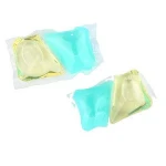 OEM ODM 8gram dual chamber laundry pod laundry detergent liquid capsule functional laundry liquid