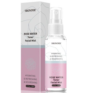OEM/ODM Private Label Rosewater Facial Mist Oil Control  Skin Toner with Morocco Rose Water