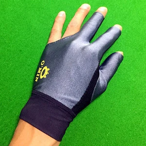 omin billiard accessories adjustable &amp; durable 3 finger gloves for pool table snooker game