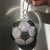 ON-H75 New Design Shiny diamond football shaped bag football rhinestones purse football purse handbags