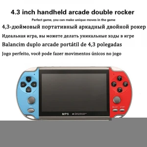 On sale 4.3 inch screen handheld portable gaming console 1500 mah battery capacity video retro game console