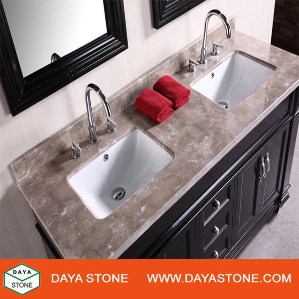 one piece bathroom sink and countertop
