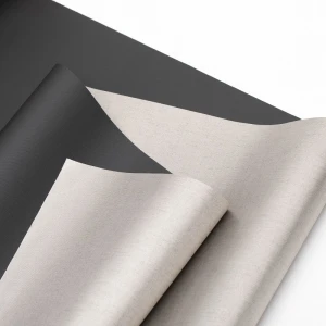 One side is black conductive fabric factory RFID EMI Electromagnetic shielding fabric