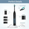 Oral hygiene personalized electric toothbrush USB charging Rechargeable OEM Adult Smart IPX7 sonic Automatic Dental toothbrush