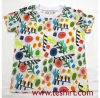 organic Cotton fashion printed  kids latest design wholesale  t-shirt