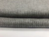 Organic Viscose Polyester 2x2 rib stretch fabric viscose ribbed knit fabric