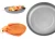 Import Outdoor Camping Hiking Travel Picnic Kitchen camping fruit salad plate dishes titanium plate tableware 112mm from China