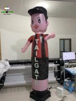 Outdoor Custom Wavy Arm Man Air Dancer Giant Inflatable Dancing Man Sky Puppet For Advertising
