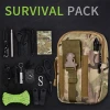 Outdoor Emergency Equipment Sos Kit 15 In 1 Camping Travel Survival Gear Tool Survival Kit