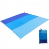 Outdoor Folding Picnic Blanket Waterproof, Oversize 210*200cm Beach Mat Blanket with, 4 Stakes, Carabiner and Storage Bag