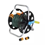 Outdoor garden irrigation portable plastic pressure water hose reel cart with 20 meters hose