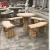 Import outdoor garden marble patio benches for sale from China