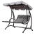 Import Outdoor Leisure Double Hammock Hanging Lounger Bed Garden Patio Porch Swinging Chaise Lounge with Canopy from China
