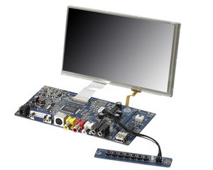Outdoor sunlight readable android 7&quot; inch wvga tft lcd module display touch screen monitor
