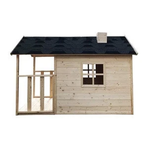 Outdoor wooden doll houses designed for children to play in the playground kids playhouse