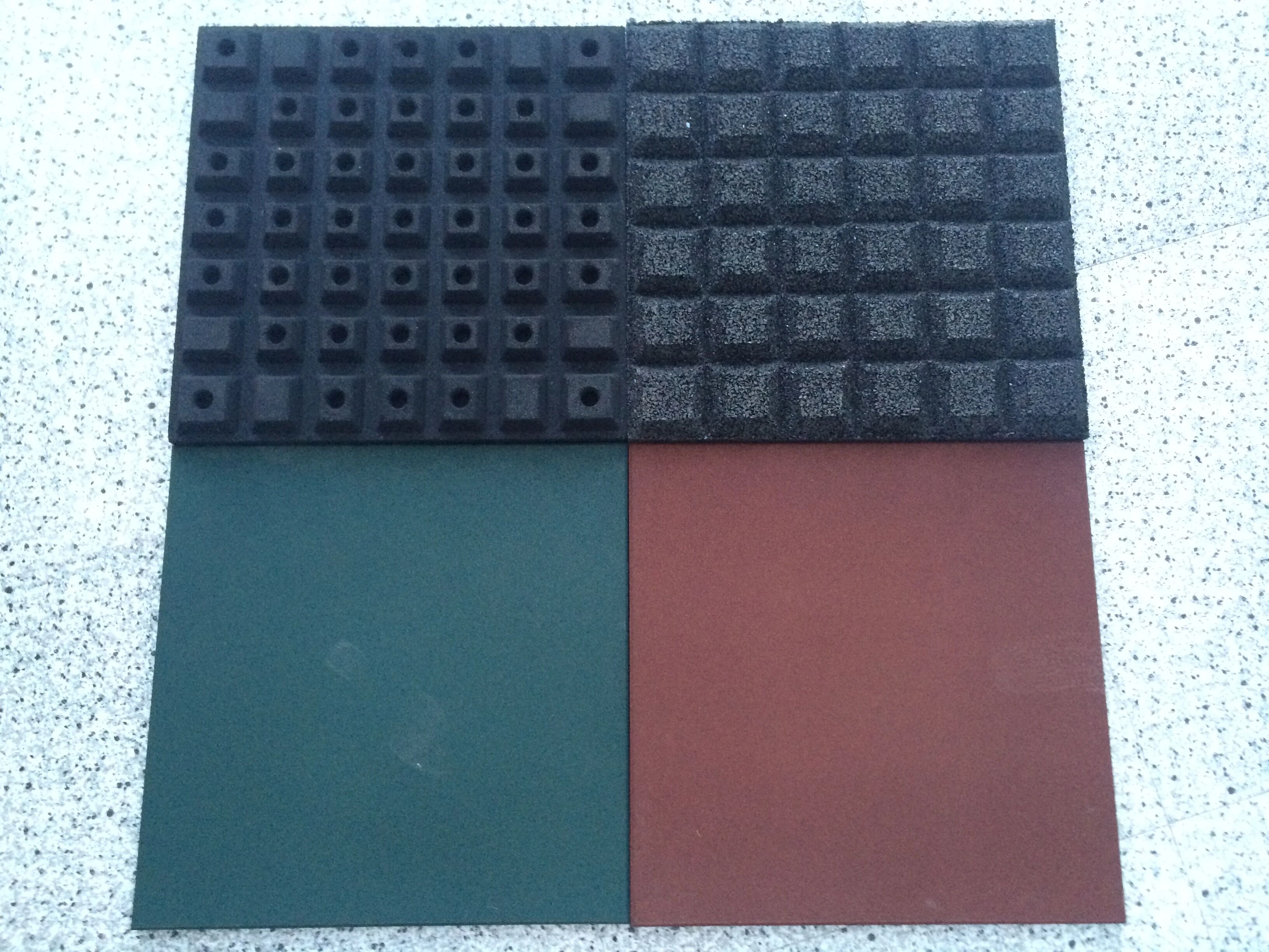 outdoor/indoor children playground rubber tile/mat/flooring