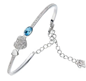 OUXI Heart Crystal Women Bracelets Bangles  C50163