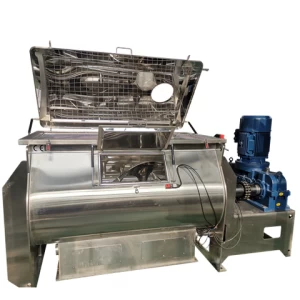 patent design 2000L feed powder Double shaft Paddle mixer