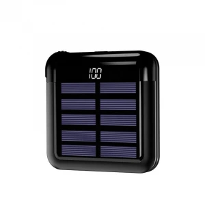patent design 3 interface all in one camping small solar powerbank with lamp