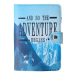 Pattern Pu Pass port Protection Pocket Wallet Credit Card Case