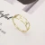 Import Perfect Quality Luxury Gold Jewelry Rectangular Spacing Gold 9k Wedding Rings Gold from China