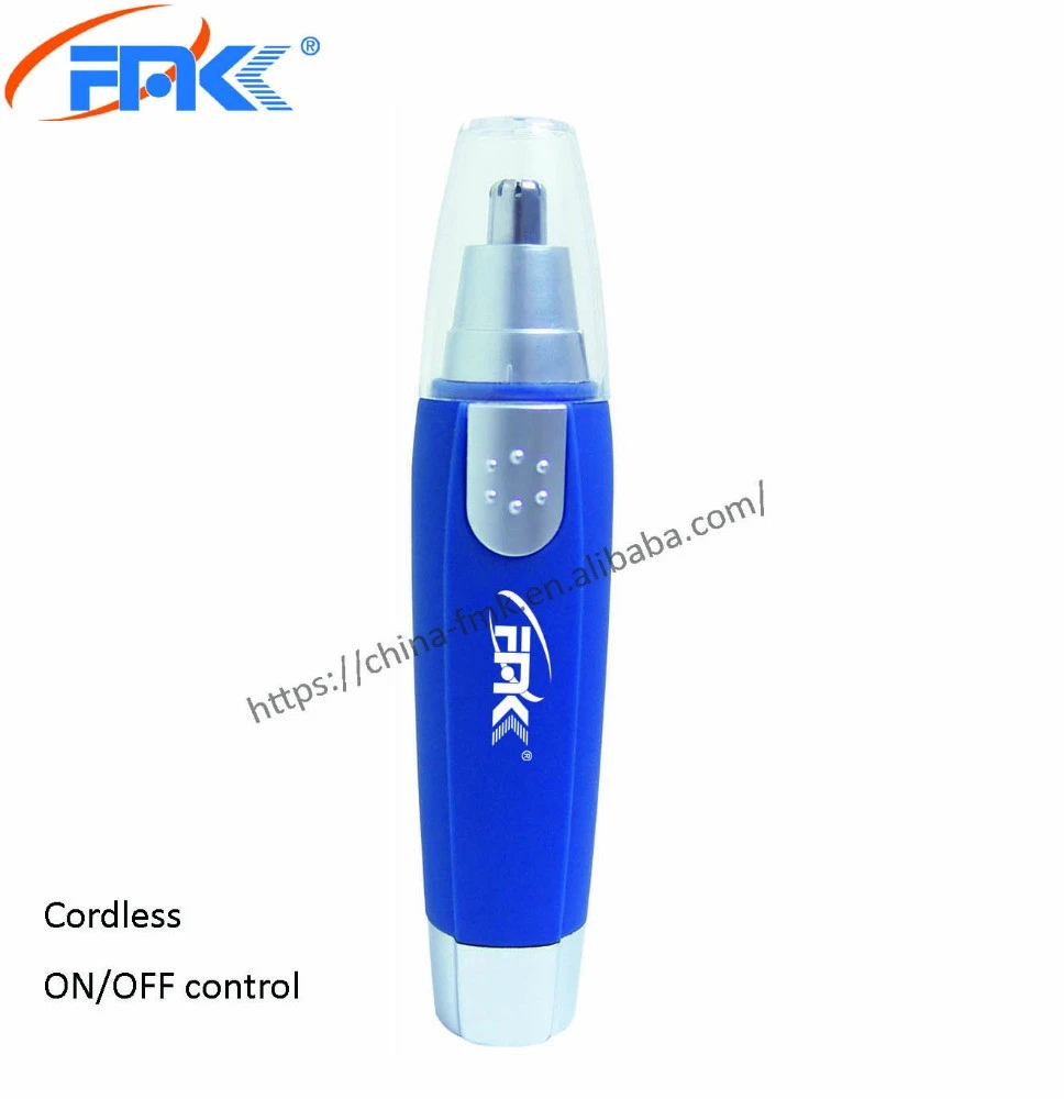 Personal use mini size one battery operated portable ear nose hair shaver cordless nose hair trimmer