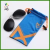 Personalized silk print embosses eyewear eyeglass case sunglasses case pouch