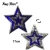 Import Personalized Star and heart shape reversible sequin embroidery patch from China