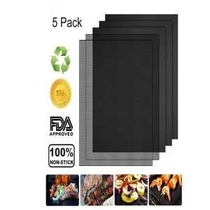 PFOA FREE Hot Barbecue Grill Mat BBQ Cooking Accessories
