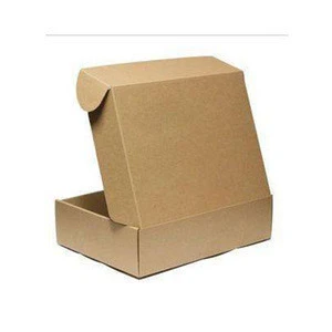 Plain kraft paper cartons corrugated gift box, gift packaging box