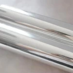 Plain shiny gold and silver PVC self adhesive film for interior decoration