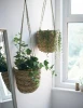 Planter Basket Set, Hanging Flower Pot Basket and Liner for Indoor/Outdoor Garden Decor, Perfect for Home