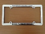 Plastic License Plate Frame Chrome Plated with 4 holes