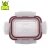 Import Plastic Lid Storage Glass Food Container/Pyrex Glass Lunch Box with bag from China