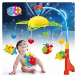 Plastic toys musical baby mobile with projector