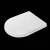 Import Plastic U Shape White toilet Family Toilet Seat Cover 050Q from China