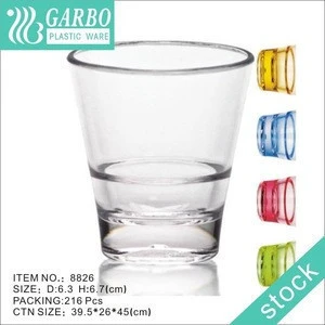 Plastic Unbreakable Glass,Polycarbonate Tumbler , high quality clear STOCK available plastic drinkware