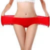 plus size women softy cotton panties lady elastic lace underwear