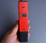 Pocket size water ph tester ph meter with buffer powder
