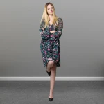 Popular Design Chiffon Jacquard Plus Size Dress Ladies Apparel Casual Dresses Women Lady Elegant