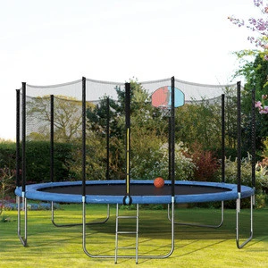 Popular Design Commercial Round Bungee Trampoline,  Bungee Trampoline Cord With Ladder/