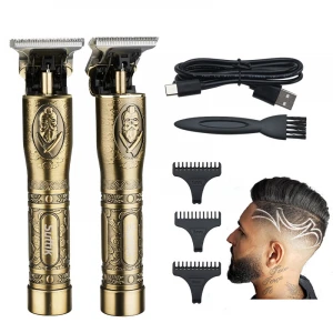 portable hair cut machine gold men trimmer hair electric hair trimmer for men