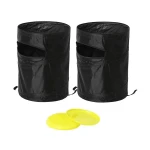 Portable pop flying disc throwing target flying saucer Disc Toss Game Set corn hole