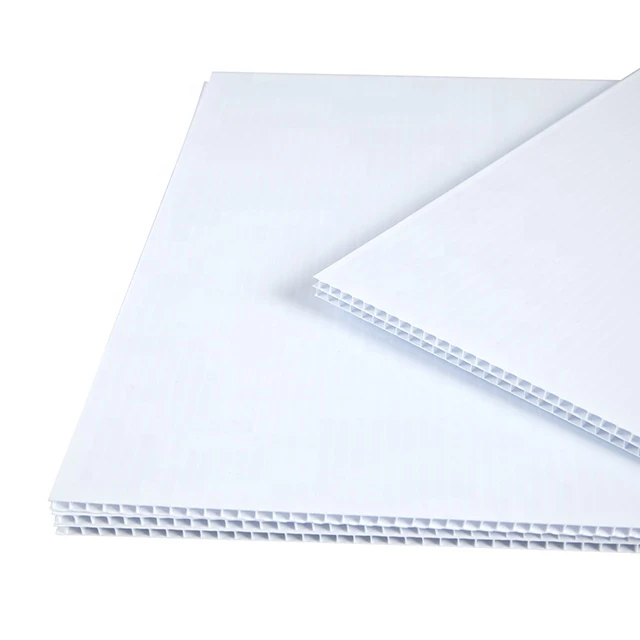PP plastic fluted polypropylene hollow board sheet