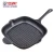Import Pre-Seasoned Heavy Duty Construction 11.5-inch Cast Iron Square Grill Pan with helper handle for Grilling Bacon, Steak from China