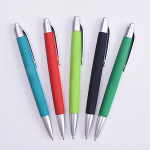 Press the plastic ballpoint pen Customized advertising pen Office supplies pen