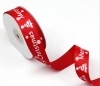 Printed Grosgrain Ribbon Christmas Ribbon Manufacturer Wholesale Stock High Quality 2.5cmw Double Face RIBBONS 100% Polyester