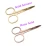 Import Private label Stainless eyelash scissors,curved eyebrow holographic scissor personal care beauty scissors makeup tools from China
